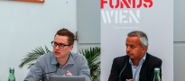 Klaus Bichler und Andy Kaltenbrunner (Medienhaus Wien) Bild: Harri Mannsberger